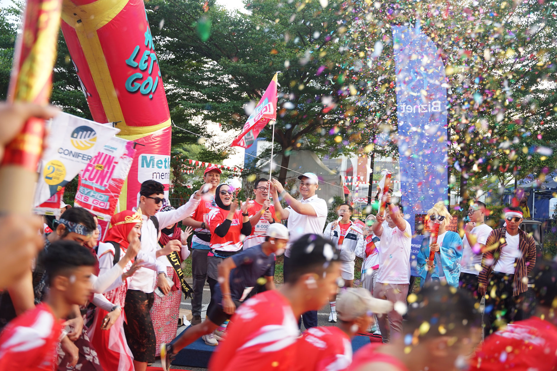 Semarakan HUT RI Ke-80, Seribu Peserta Sukseskan Run for Fun 5K di Metland Menteng