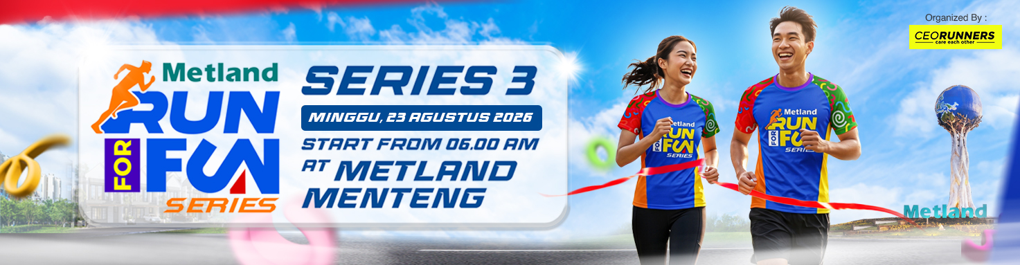[Gambar Metland Menteng Hadir Meriahkan Metland Run For Fun 2026 Series 3 - LARI DAPAT APARTEMEN!]